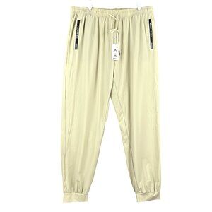 Stretch Active Women Pull-on Lightweight Tan Jogger Pants Sz 3XL Regular Fit NWT